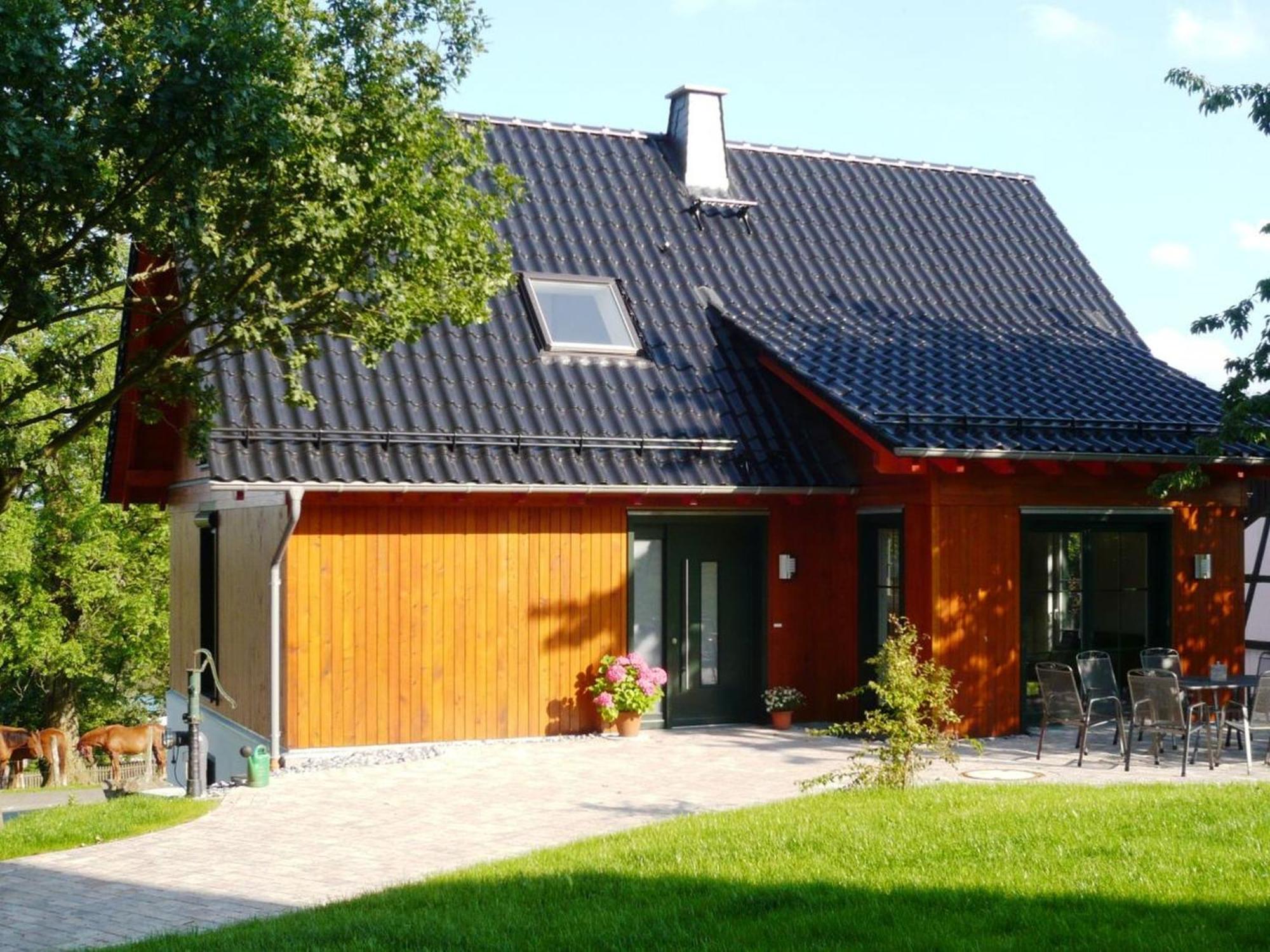Ferienhaus Wasserfall Bestwig Bagian luar foto